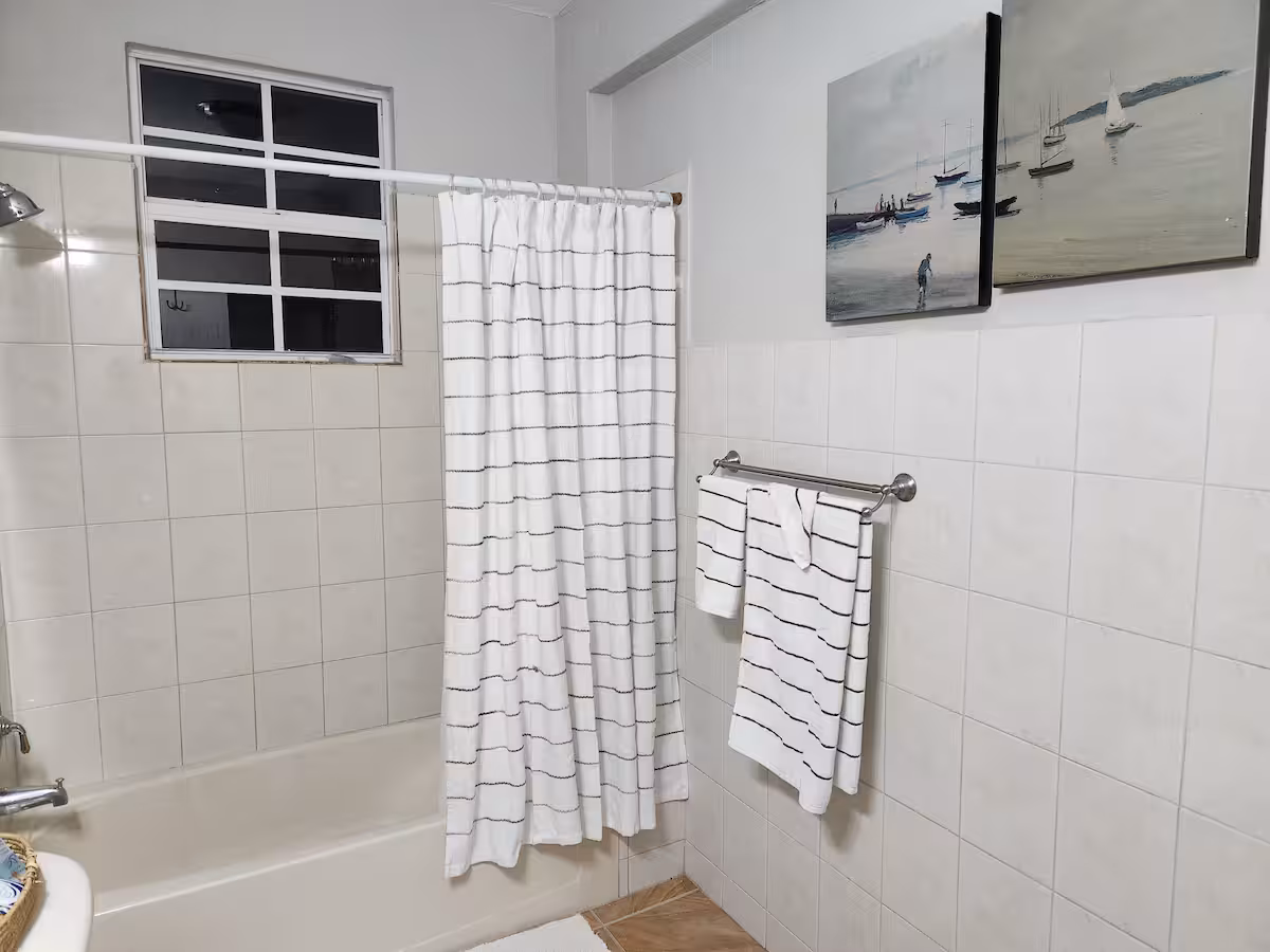 Private bathroom with bathtub