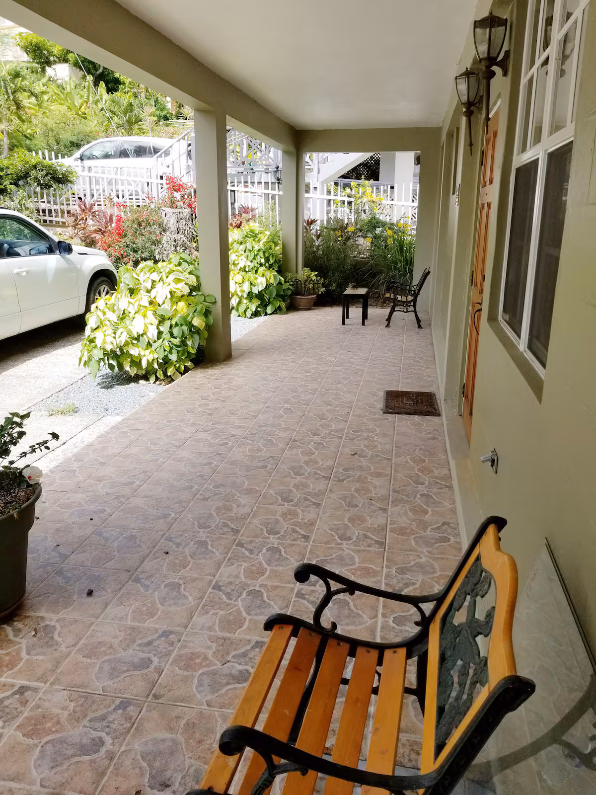Private porch